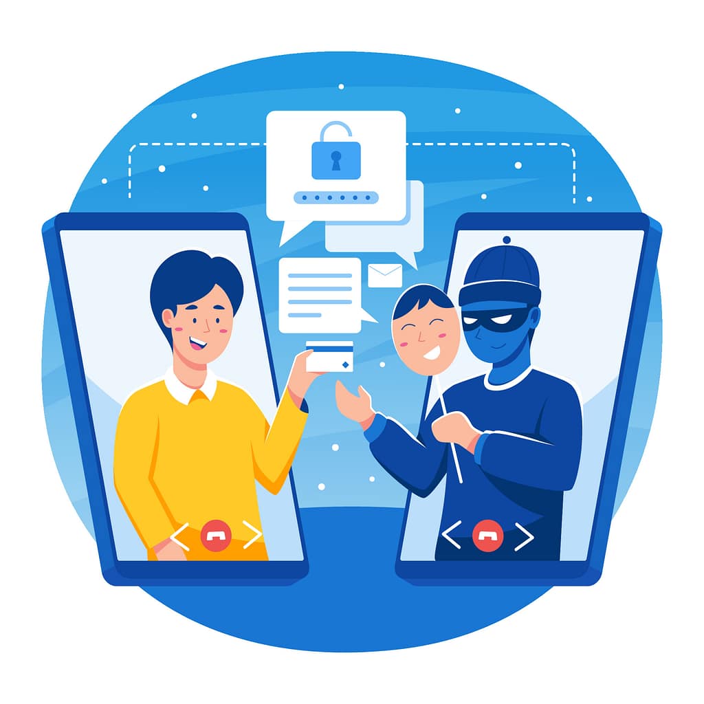 Spring Clean Your IT: Sweep Away Inefficiencies & Grow 13 vecteezy online cyber scammer trying to steal money 4901397