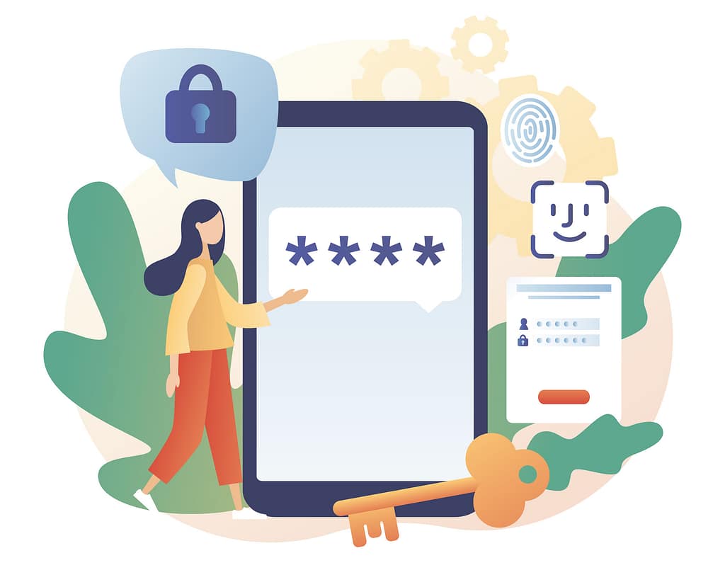 vecteezy two factor verification duo authentication verification 26646845 1