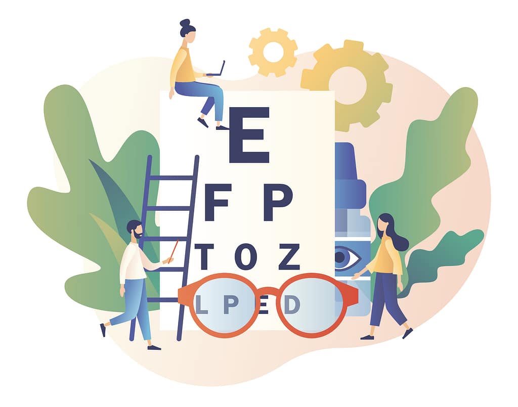 Eyecare & Healthcare IT: Driving Better Patient Outcomes Through Technology 33 vecteezy ophthalmology concept eye check up ophthalmologist checks 25441325