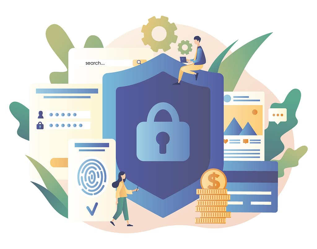 Upgrade your Tax Game with InfiNet 17 vecteezy data protection concept scan fingerprint identification 25441195