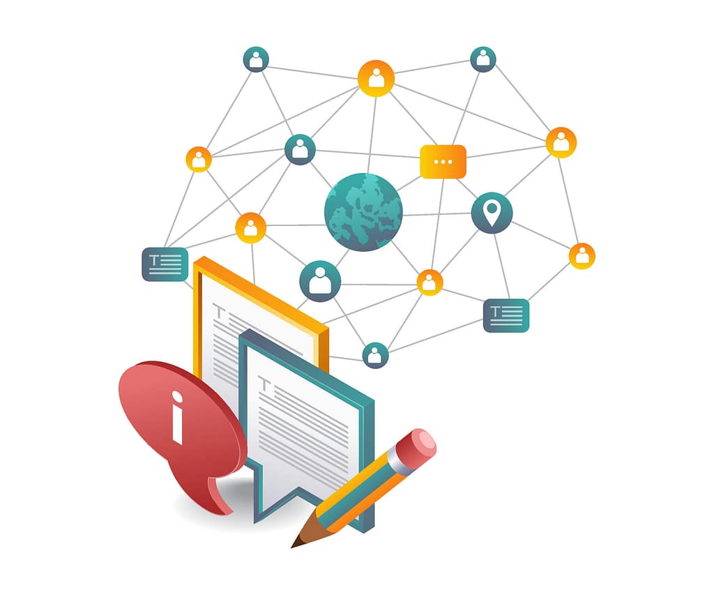 What Business Continuity Planning for Small and Medium Businesses Means 10 Business Continuity Planning for Small and Medium Businesses illustration showing communication networks, incident documentation, and team coordination—representing crisis communication planning supported by a managed service provider in Omaha.