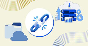 Backup and Recovery Strategy: Why Backups Fail 1 Illustration of a broken chain link between cloud storage and on-premise servers, representing failure points in a Backup and Recovery Strategy and the risk of relying on a single recovery path.