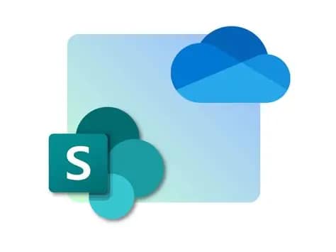 Microsoft 365 for Modern Businesses (2026 Update) 5 Illustration of OneDrive and SharePoint, representing how Microsoft 365 stores and shares files across teams while introducing potential data exposure risks without proper configuration.