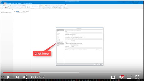 Customize the Ribbon Bar in Microsoft Outlook 2016 13 /Users/jacquelinetrovato/Desktop/Screen Shot 2017-12-21 at 9.50.51 AM.png