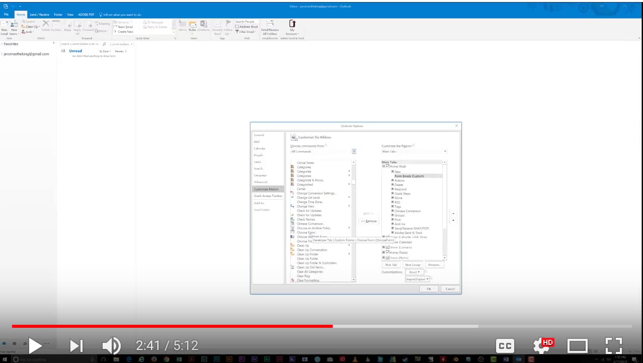 Customize the Ribbon Bar in Microsoft Outlook 2016 23 Screen%20Shot%202017-12-21%20at%2010.17.13%20AM.png
