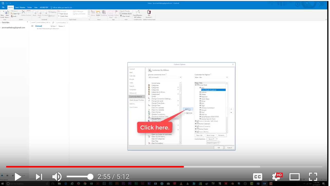 Customize the Ribbon Bar in Microsoft Outlook 2016 24 Screen%20Shot%202017-12-21%20at%2010.20.20%20AM.png