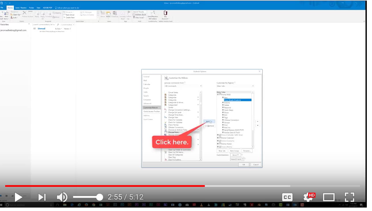 Customize the Ribbon Bar in Microsoft Outlook 2016 25 Screen%20Shot%202017-12-21%20at%2010.21.50%20AM.png