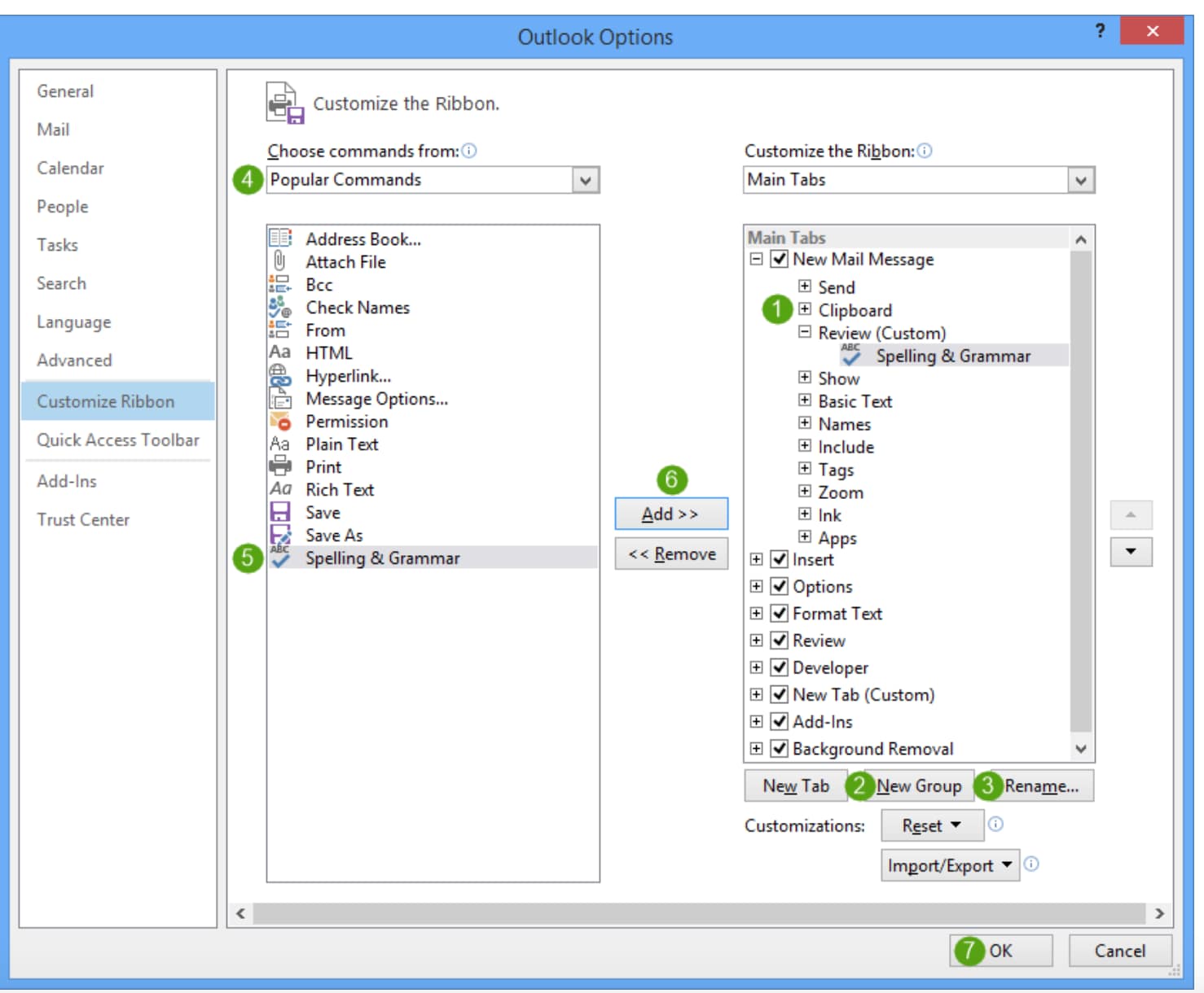 Customize the Ribbon Bar in Microsoft Outlook 2016 34 Screen%20Shot%202017-12-21%20at%204.40.21%20PM.png